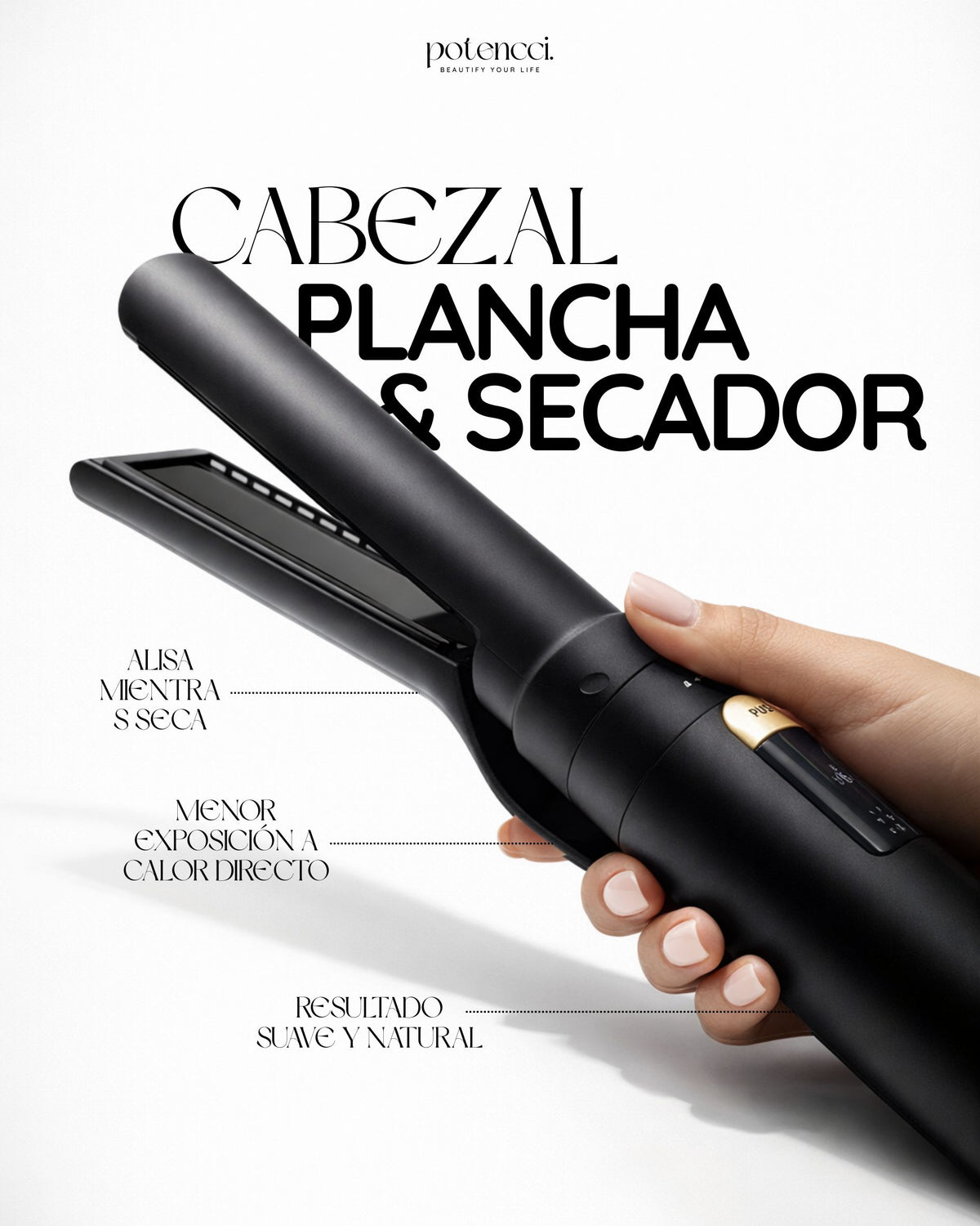 Cabezal plancha-secador